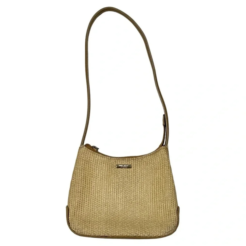 Vintage Nine West Woven Shoulder Bag